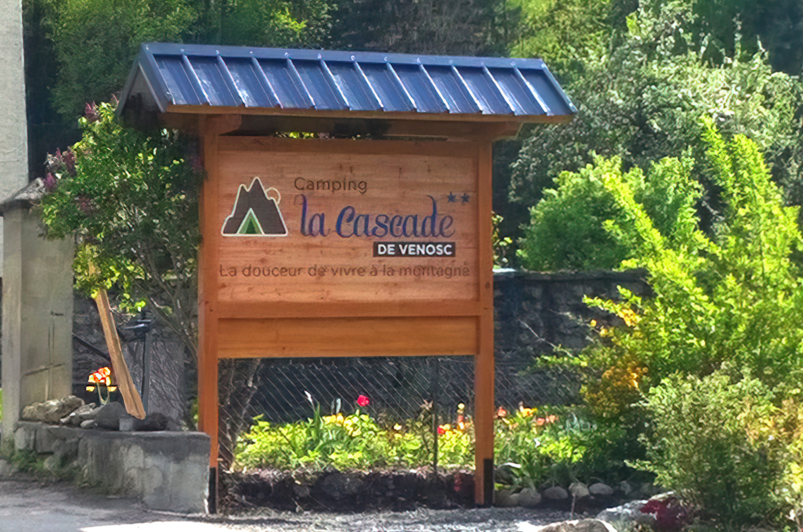 ENTREE CAMPING LA CASCADE VENOSC